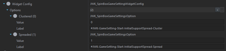 Example enum-based spinbox config