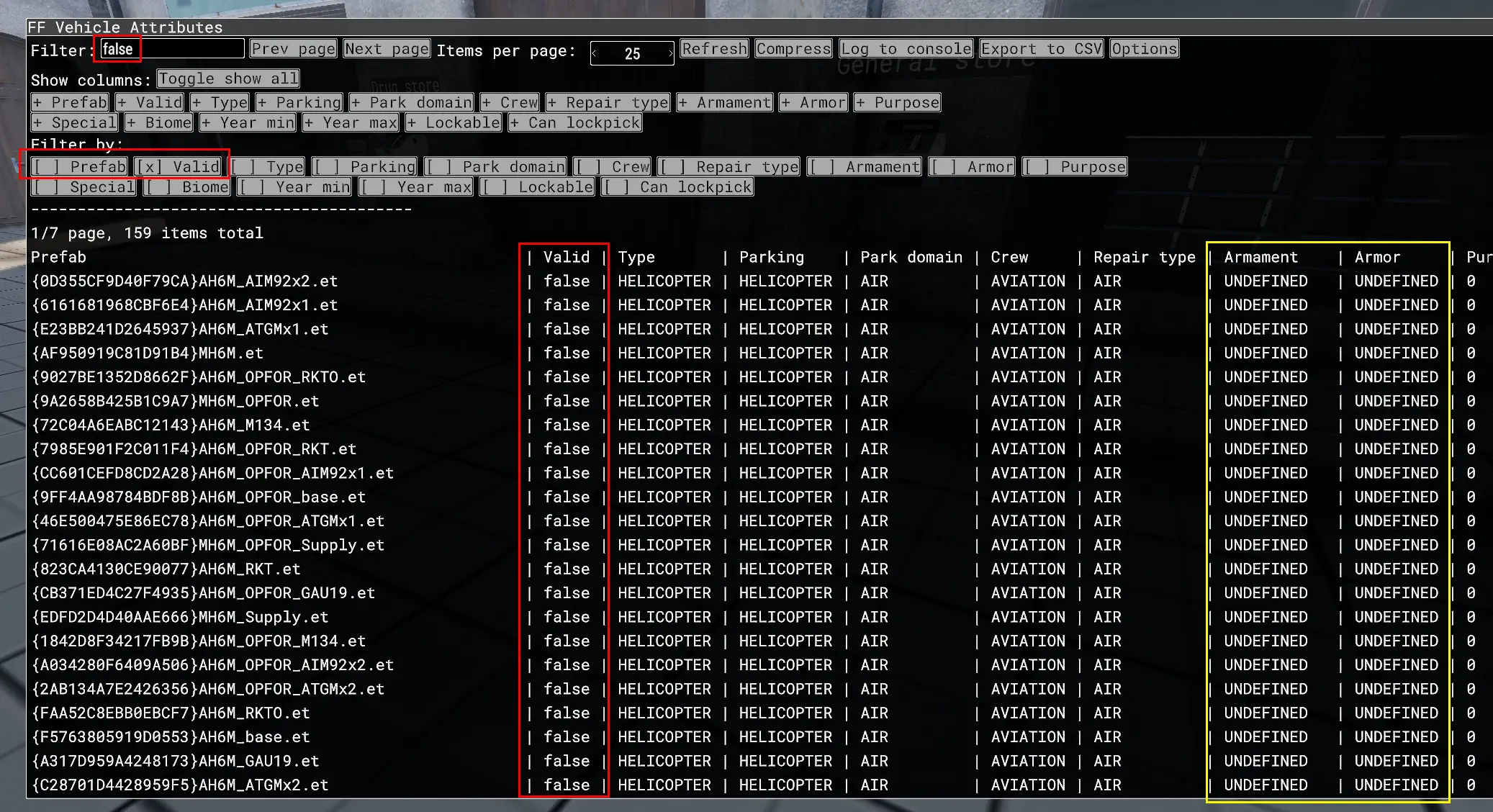 Searching for missing attributes